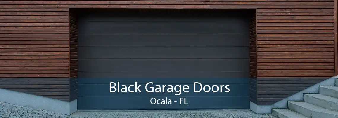 Black Garage Doors Ocala - FL