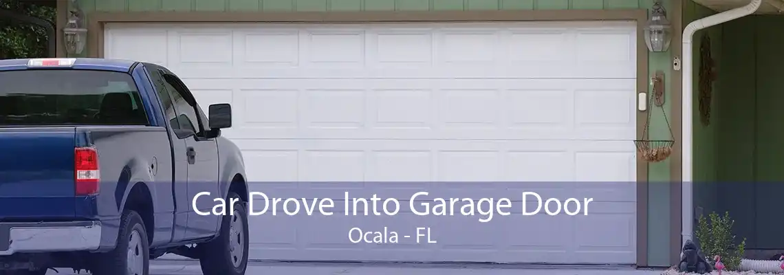 Car Drove Into Garage Door Ocala - FL