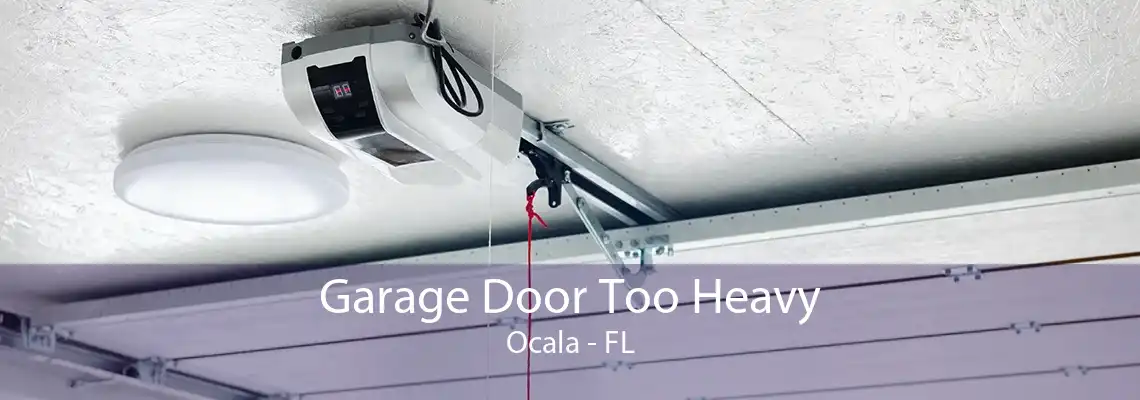 Garage Door Too Heavy Ocala - FL